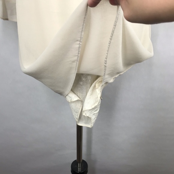 🎁 Sweet Sixteen Off White Scoop Neck Women’s Embroidered Tunic Top/Dress - Picture 3 of 5